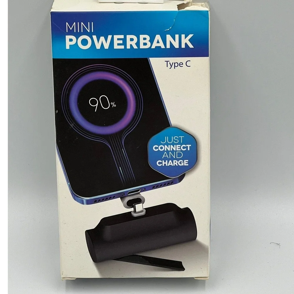 Strategic Retail Partners Mini Power Bank OS Black Brand New Type-C 5000mA